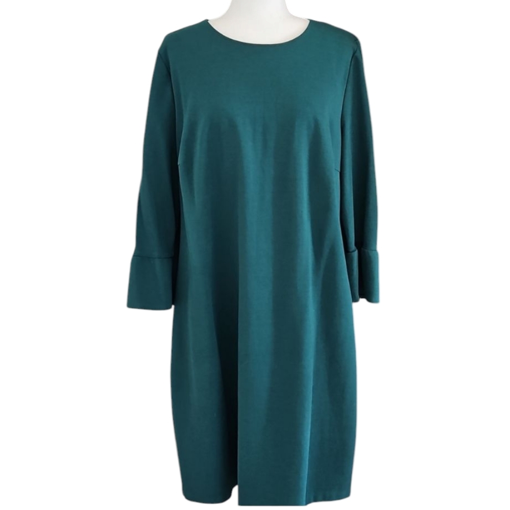 Boden long sleeve teal dress, size 18L